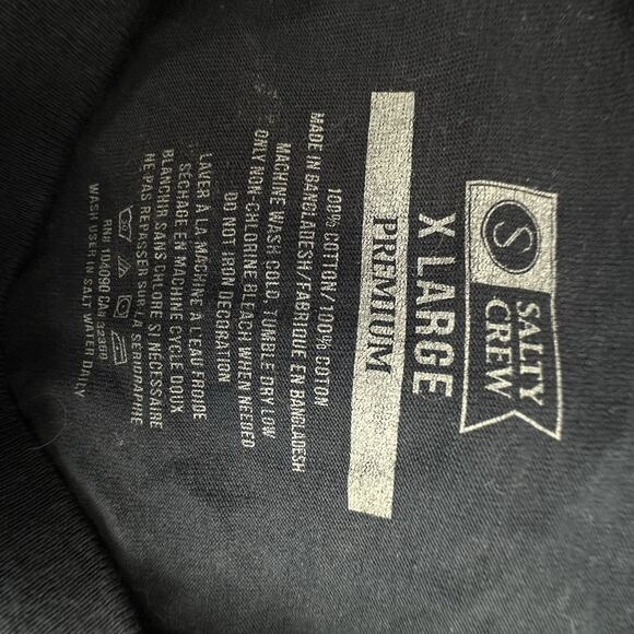 Salty Crew Find Refuge in the Sea Sink Or Swim Long Sleeve Graphic T Shirt XL - Picture 5 of 5